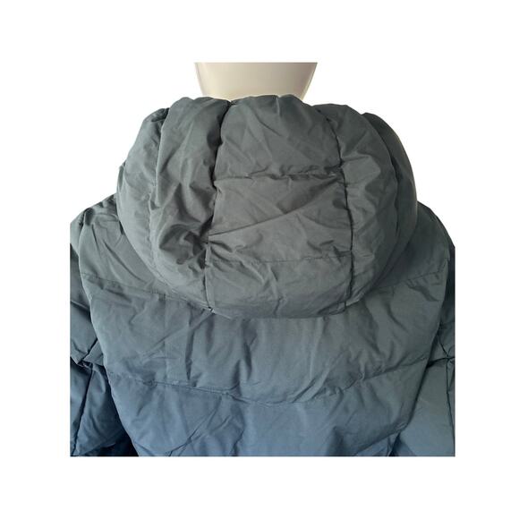 32 Degrees Heat Womens Blue Hooded 4-Way Stretch Puffer Winter Jacket Small - Picture 5 of 6